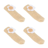 25Pcs Furniture Leg Cover Foot Cover Mat Floor Protector Double Layer Knitted Set Kit