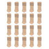 20PCS Chair Leg Covers Acrylic Silicone Double Layer Elastic Furniture Legs Floor Protectors
