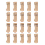 20PCS Chair Leg Covers Acrylic Silicone Double Layer Elastic Furniture Legs Floor Protectors