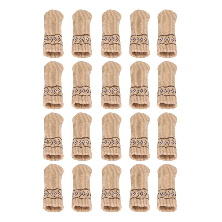 20PCS Chair Leg Covers Acrylic Silicone Double Layer Elastic Furniture Legs Floor Protectors