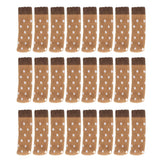 24Pcs Chair Leg Protector 2 Layer Furniture Caps Covers Floor Mute Pads Mats Accessories