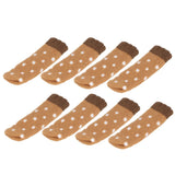 24Pcs Chair Leg Protector 2 Layer Furniture Caps Covers Floor Mute Pads Mats Accessories - Front View
