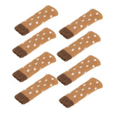 24Pcs Chair Leg Protector 2 Layer Furniture Caps Covers Floor Mute Pads Mats Accessories - Side View