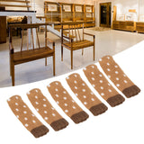 24Pcs Chair Leg Protector 2 Layer Furniture Caps Covers Floor Mute Pads Mats Accessories