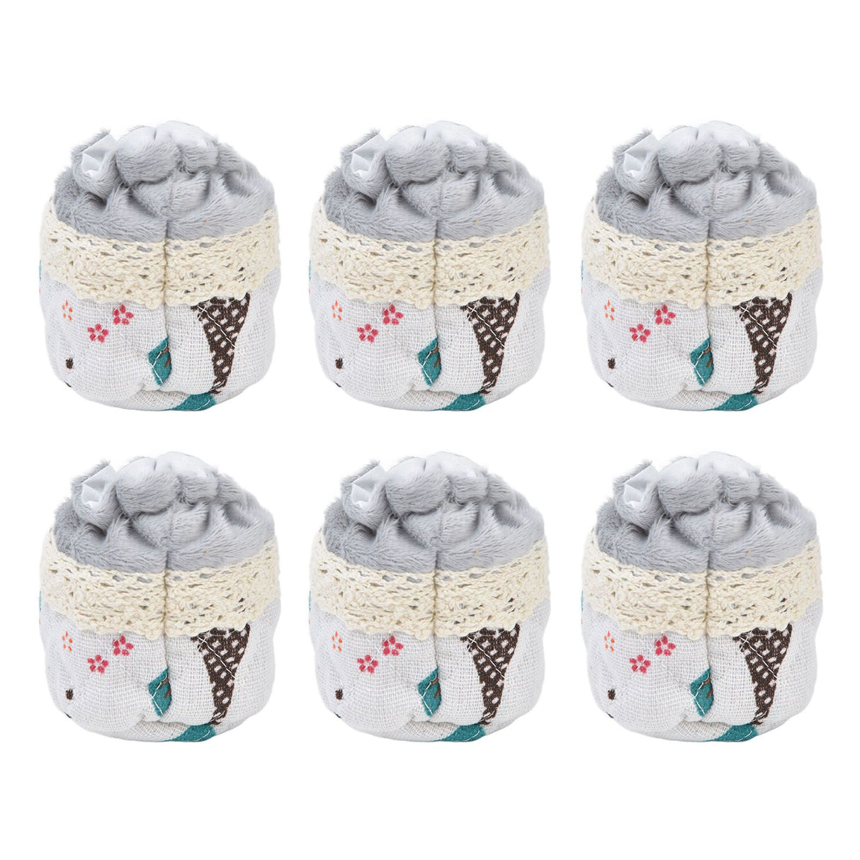 20pcs Chair Cover Flannel Material Double Thickness Elastic Reducing Noise 8cm/3.1in Foot Protectors for Home