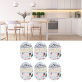 20pcs Chair Cover Flannel Material Double Thickness Elastic Reducing Noise 8cm/3.1in Foot Protectors for Home