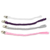 Baby Pacifier Clip Pacifier Chain DIY Baby AntiLost Pacifier Clip Pacifier Antidrop Clip(Style 1 ) - Top-Down View