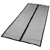 Magnetic Door Curtain Automatic Closing AntiMosquito Door Screen for Bedroom Kitchen(Black ) - Rear View