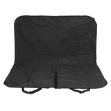 Dog Car Seats Cover Oxford Cloth Buckle Design Adjustable Strap PVC Waterproof Removable Dog Seats Pad for CarsBlack - Front View