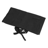 Dog Car Seats Cover Oxford Cloth Buckle Design Adjustable Strap PVC Waterproof Removable Dog Seats Pad for CarsBlack - Top-Down View