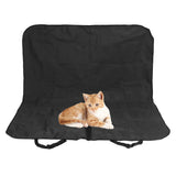 Dog Car Seats Cover Oxford Cloth Buckle Design Adjustable Strap PVC Waterproof Removable Dog Seats Pad for CarsBlack