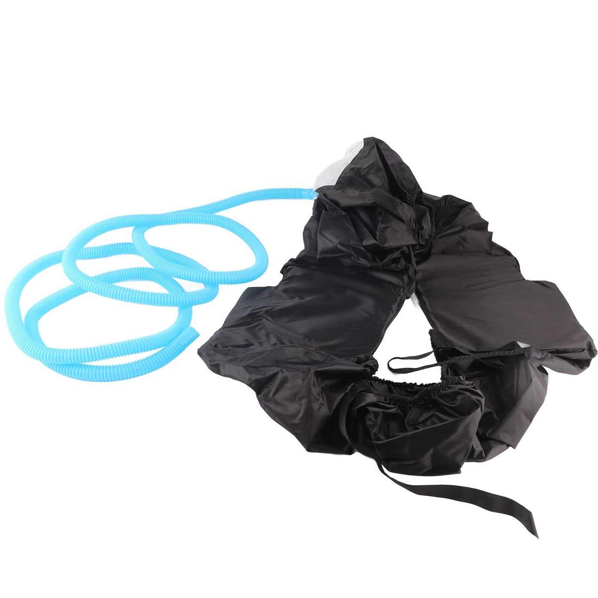 Wall Mounted Air Conditioning Cleaning Cover Bag with Drain Pipe for 1‑1.5P Air Conditioner Black