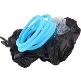 Wall Mounted Air Conditioning Cleaning Cover Bag with Drain Pipe for 1‑1.5P Air Conditioner Black