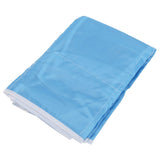 Wall Closet Hanging Organizers Over The Door Storage Bag Polyester Hanging Shelves Pocket for Bedroom Living RoomBlue - Close-Up Angle