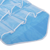 Wall Closet Hanging Organizers Over The Door Storage Bag Polyester Hanging Shelves Pocket for Bedroom Living RoomBlue - Extra Image