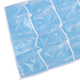 Wall Closet Hanging Organizers Over The Door Storage Bag Polyester Hanging Shelves Pocket for Bedroom Living RoomBlue - Extra Image