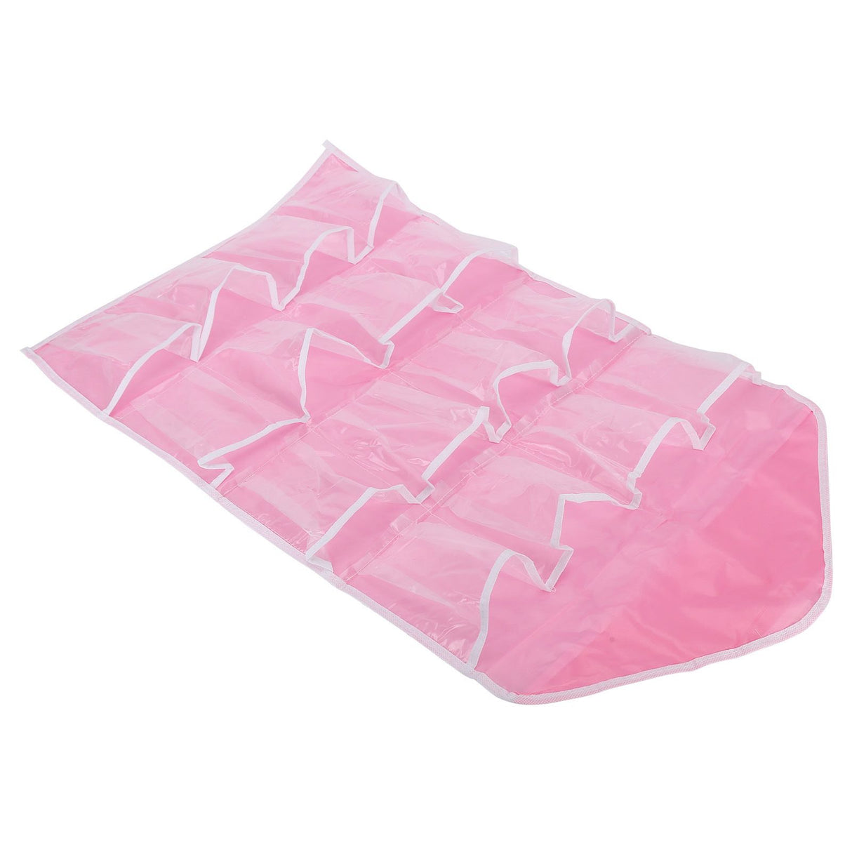 Wall Closet Hanging Organizers Over The Door Storage Bag Polyester Hanging Shelves Pocket for Bedroom Living RoomPink