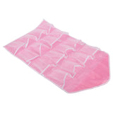 Wall Closet Hanging Organizers Over The Door Storage Bag Polyester Hanging Shelves Pocket for Bedroom Living RoomPink