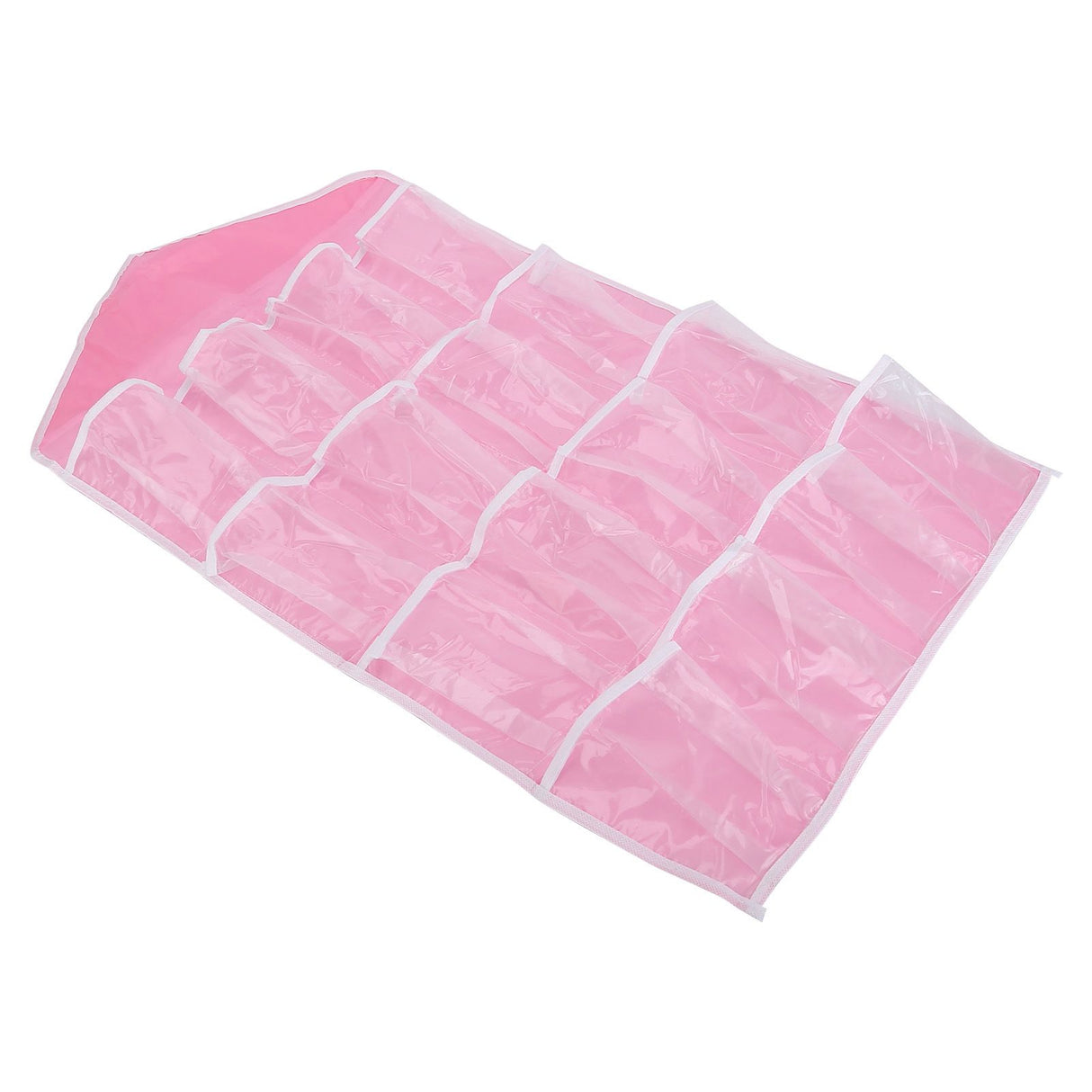 Wall Closet Hanging Organizers Over The Door Storage Bag Polyester Hanging Shelves Pocket for Bedroom Living RoomPink
