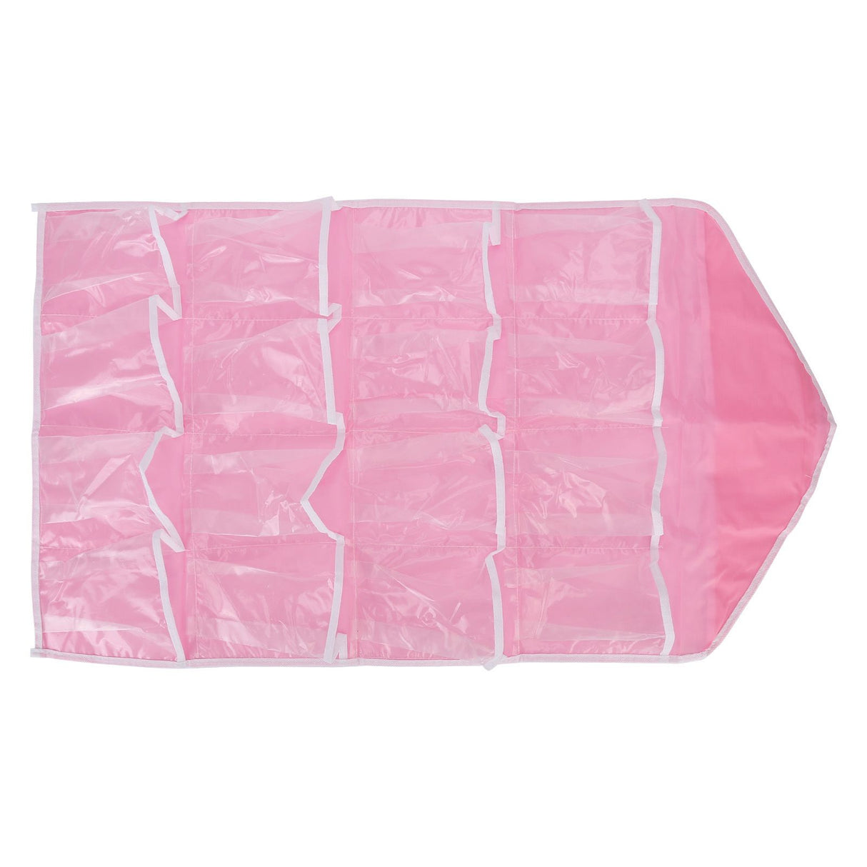 Wall Closet Hanging Organizers Over The Door Storage Bag Polyester Hanging Shelves Pocket for Bedroom Living RoomPink