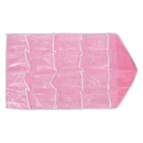 Wall Closet Hanging Organizers Over The Door Storage Bag Polyester Hanging Shelves Pocket for Bedroom Living RoomPink - Low Angle