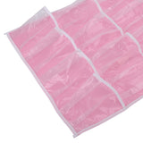 Wall Closet Hanging Organizers Over The Door Storage Bag Polyester Hanging Shelves Pocket for Bedroom Living RoomPink
