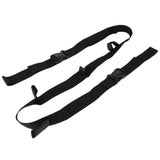 Vehicle‑Mounted Fishing Rod Holder Carrier 5 Hole Pole Rack Belt Strap Fishing Tackle AccessoriesBlack 5 Hole 140‑200cm