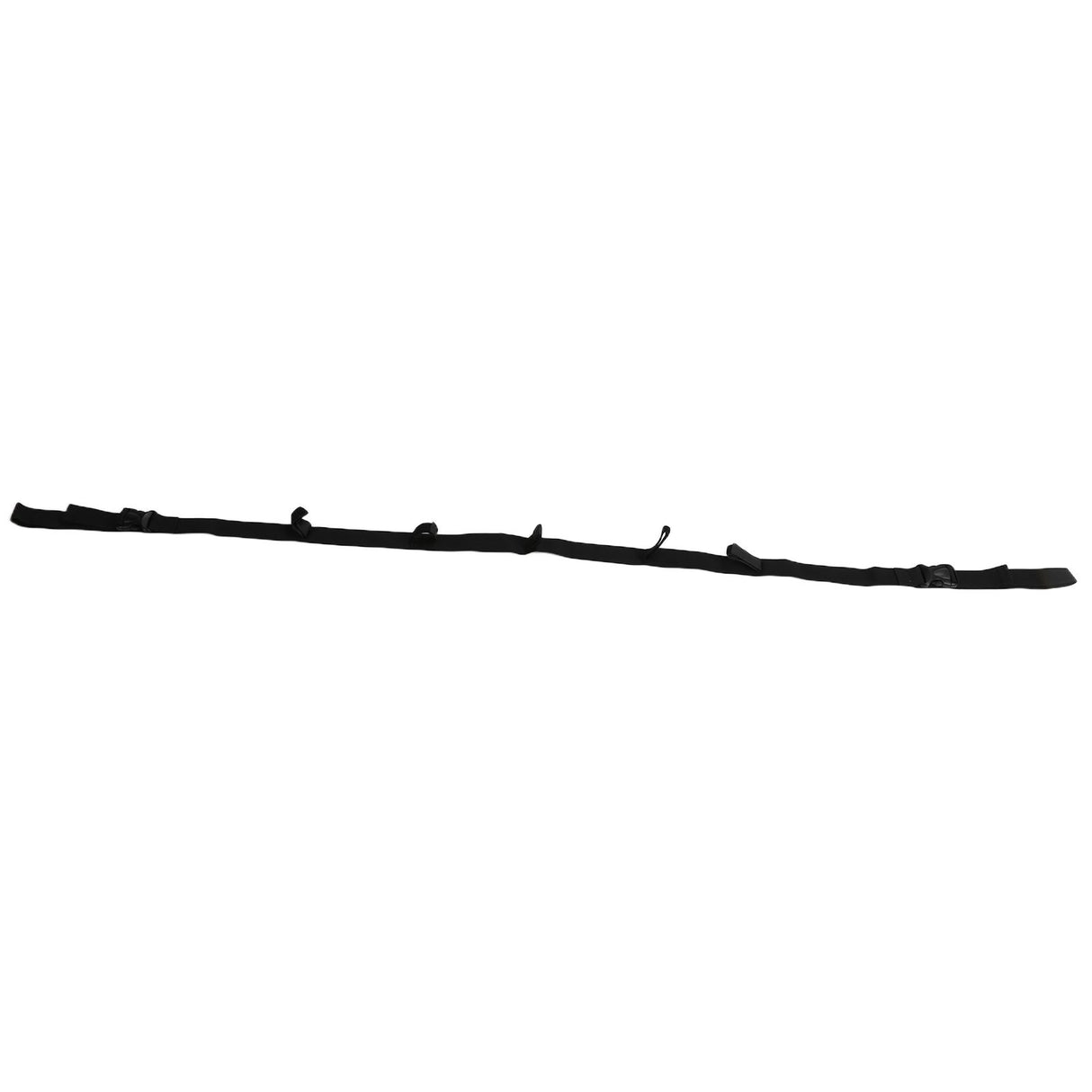 Vehicle‑Mounted Fishing Rod Holder Carrier 5 Hole Pole Rack Belt Strap Fishing Tackle AccessoriesBlack 5 Hole 140‑200cm