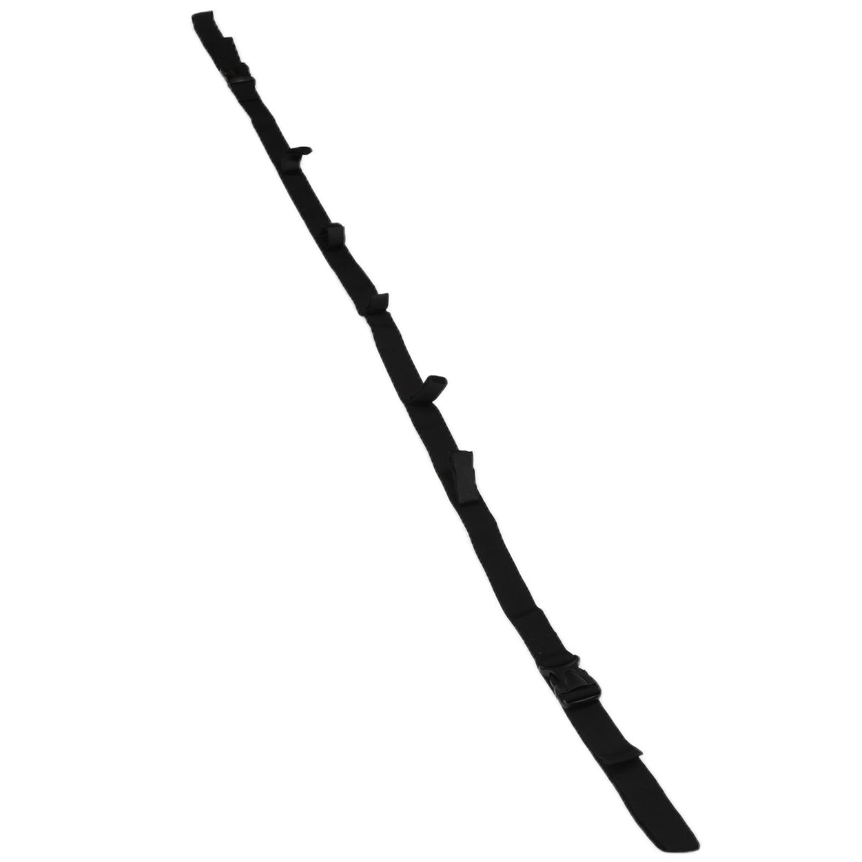 Vehicle‑Mounted Fishing Rod Holder Carrier 5 Hole Pole Rack Belt Strap Fishing Tackle AccessoriesBlack 5 Hole 140‑200cm