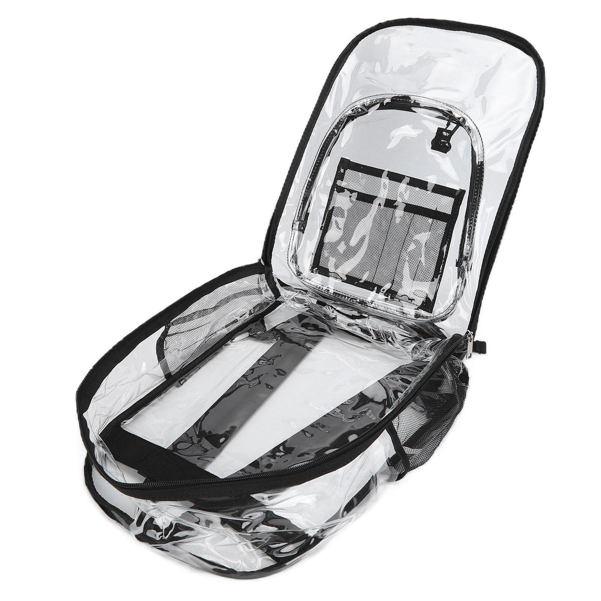 Transparent Backpack Waterproof PVC Storage Bag Student School Bag for Outdoor Travel