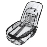 Transparent Backpack Waterproof PVC Storage Bag Student School Bag for Outdoor Travel - Side View