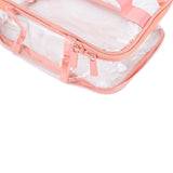 Clear Toiletry Bag Travel Cosmetic Makeup Bag PVC Storage Bag Portable Transparent Pouch for Traveling Vacation Bathroom - Extra Image