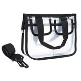 Clear Toiletry Bag EVA Portable Transparent Cosmetic Makeup Bag for Traveling Vacation
