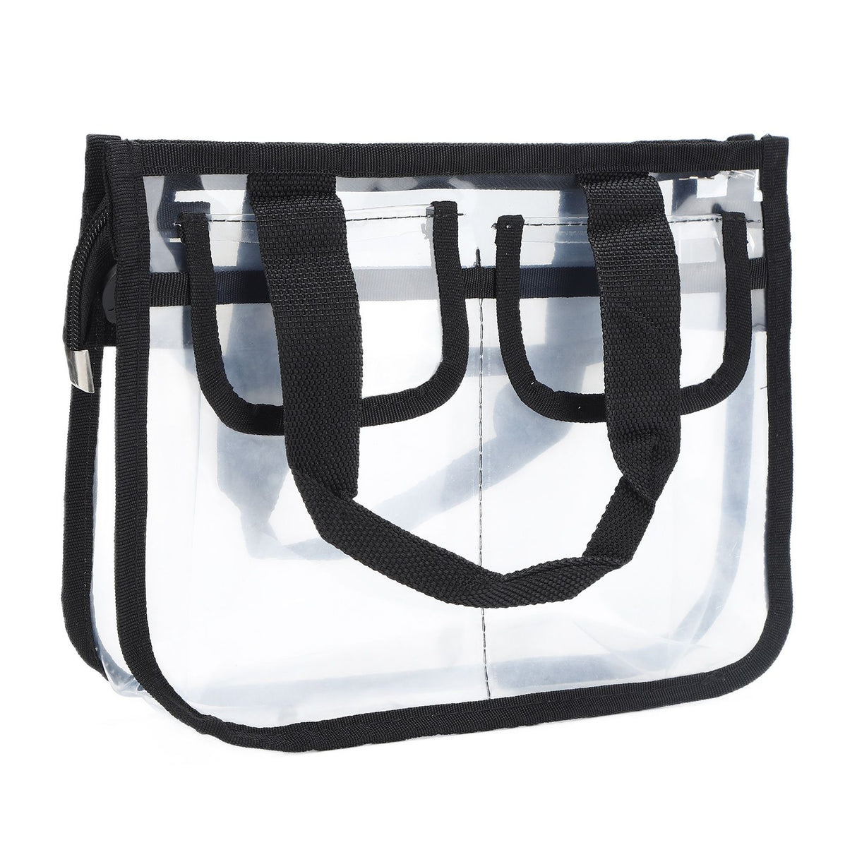 Clear Toiletry Bag EVA Portable Transparent Cosmetic Makeup Bag for Traveling Vacation