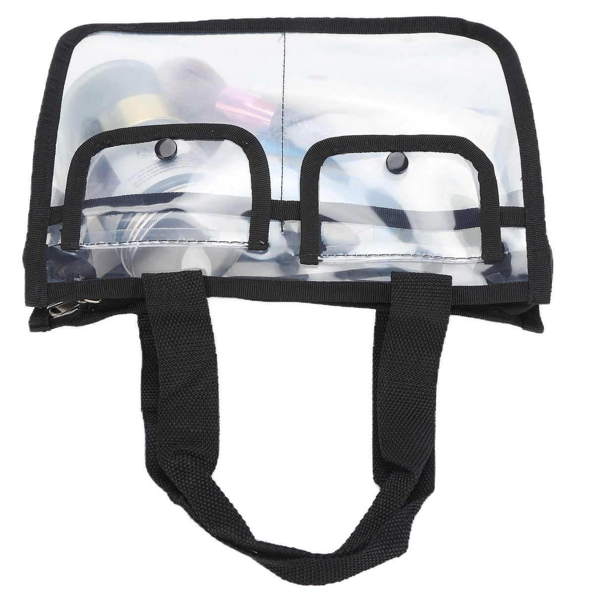 Clear Toiletry Bag EVA Portable Transparent Cosmetic Makeup Bag for Traveling Vacation