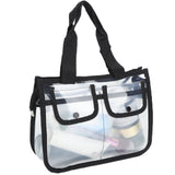 Clear Toiletry Bag EVA Portable Transparent Cosmetic Makeup Bag for Traveling Vacation