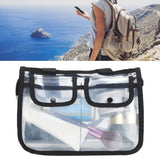 Clear Toiletry Bag EVA Portable Transparent Cosmetic Makeup Bag for Traveling Vacation - Extra Image