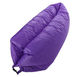 Foldable Air Sofa Inflatable Loungers Sofa Sleeping Bed for Outdoor Travel Camping - Top-Down View