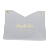 Tissue Bag Artificial Leather Vintage Kitchen Paper Towel Box Container for Office HomeGray