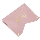 Tissue Bag Artificial Leather Vintage Kitchen Paper Towel Box Container for Office HomePink