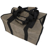 Log Carry Bag Waterproof Dual Use Portable Wet Wax Canvas Firewood Carrier Tote Bag for Logging