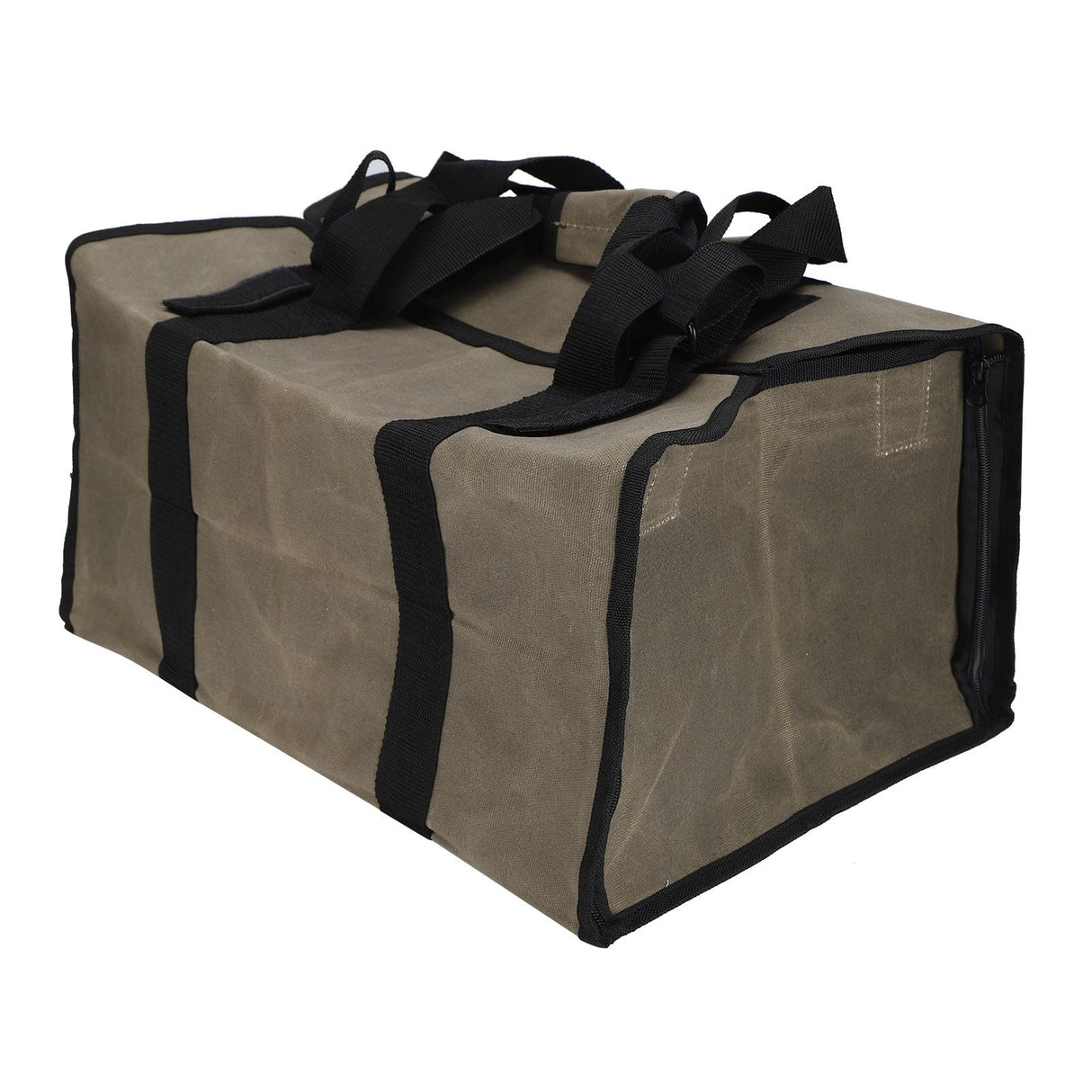 Log Carry Bag Waterproof Dual Use Portable Wet Wax Canvas Firewood Carrier Tote Bag for Logging