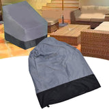 Waterproof Sofa Cover Elastic Household Furniture Protector for Chair Table Garden HomeDark Gray - Extra Image