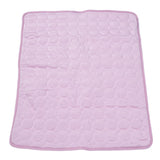 Pet Cooling Mat Breathable Soft Summer Dog Cat Sleeping Pad for Kennel Sofa Bed FloorPink S - 45-Degree Angle
