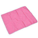 Pet Cooling Mat Breathable Soft Summer Dog Cat Sleeping Pad for Kennel Sofa Bed FloorPink S