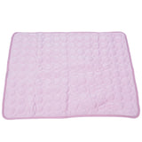 Pet Cooling Mat Breathable Soft Summer Dog Cat Sleeping Pad for Kennel Sofa Bed FloorPink XL
