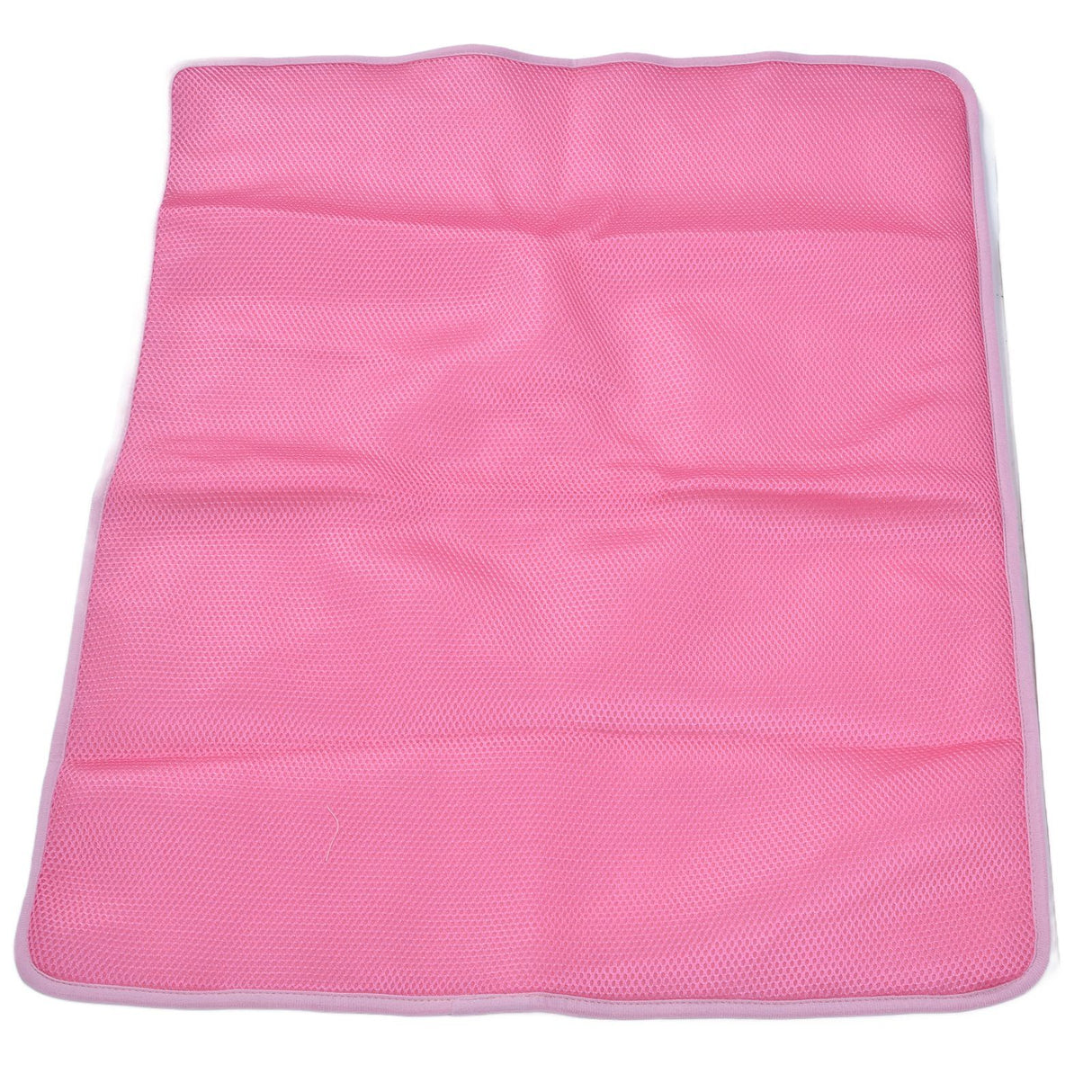 Pet Cooling Mat Breathable Soft Summer Dog Cat Sleeping Pad for Kennel Sofa Bed FloorPink XL