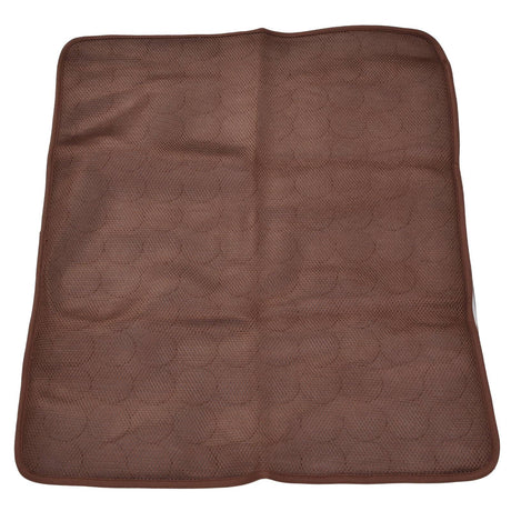 Pet Cooling Mat Breathable Soft Summer Dog Cat Sleeping Pad for Kennel Sofa Bed FloorBrown L, image 3