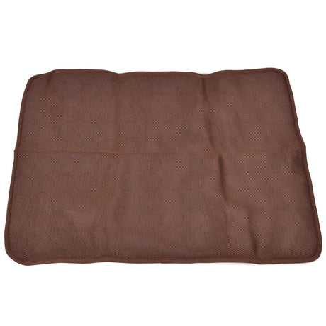Pet Cooling Mat Breathable Soft Summer Dog Cat Sleeping Pad for Kennel Sofa Bed FloorBrown L, image 10