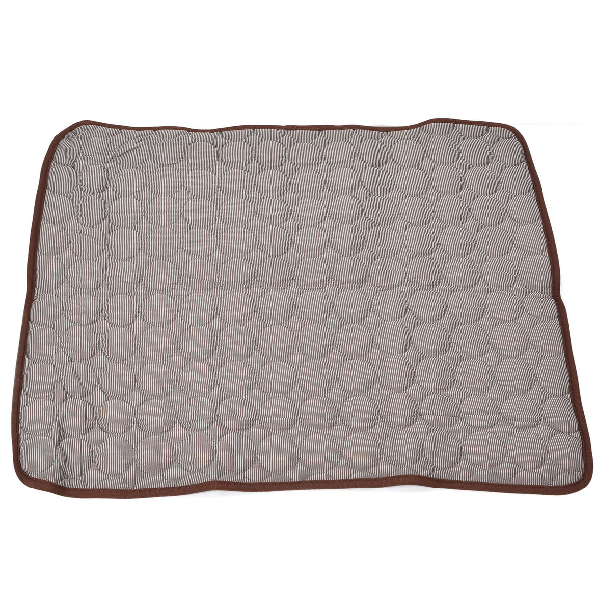 Pet Cooling Mat Breathable Soft Summer Dog Cat Sleeping Pad for Kennel Sofa Bed FloorBrown XL